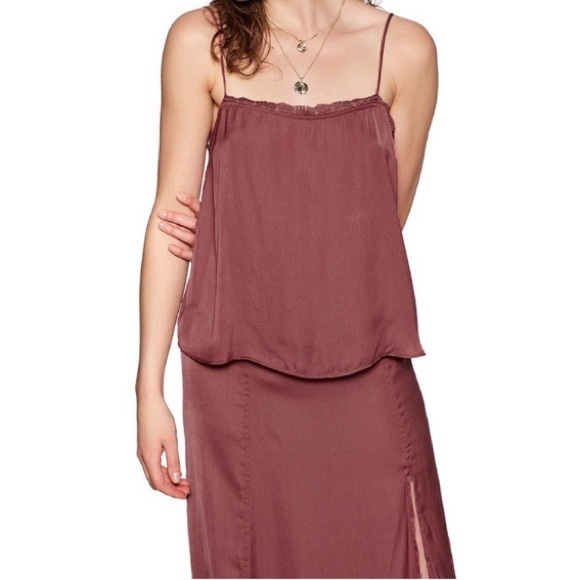 NEW! $48 Intimately FREE PEOPLE Beyond Me Cami XS Deep Red - Picture 6 of 11
